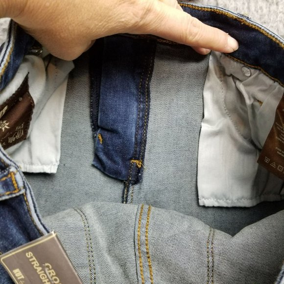 Kut From The Kloth Jeans Womens 6 Medium Wash Stretch Mid Rise Crop Straight NWT - Picture 14 of 16